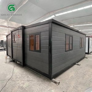 20ft mở rộng container nhà di động Modular nhà tiền chế nhỏ bãi biển cabin gấp ngôi nhà nhỏ để bán 2 phòng ngủ đơn vị - Product Image 2