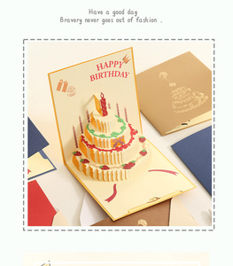 Biglietti d'Auguri 3D Pop-up per Compleanno e Matrimonio, Cartoline di Buon Compleanno per Mamma, Moglie, Sorella, Fratello, Amici - Product Image 6