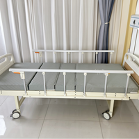 Barrière de lit médical pliable en acier inoxydable pour mobilier hospitalier, lit de soins à domicile et lit d'hôpital manuel