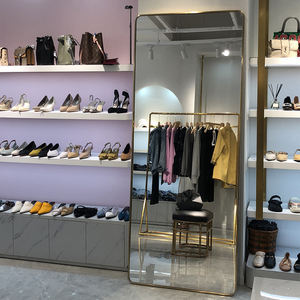 Arc avec bras surdimensionné en alliage <span class=keywords><strong>d</strong></span>'aluminium, miroir de corps complet sur pied pour <span class=keywords><strong>magasin</strong></span> de vêtements, vente directe <span class=keywords><strong>d</strong></span>'<span class=keywords><strong>usine</strong></span> - Product Image 5