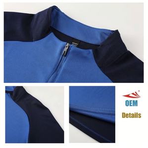 Sudadera Deportiva con Media Cremallera para Hombre, Manga Larga, Traje Deportivo para Correr, Camisa de Trabajo para Hombre y Mujer, Chaqueta Deportiva, Traje de Calentamiento para Entrenamiento Deportivo - Product Image 5