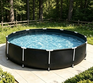 Budget Full Set With <b>Pump</b> Safety Ladder Cover Large Round Outdoor Family Party Above Ground Swimming <b>Pool</b> - Product Image 1