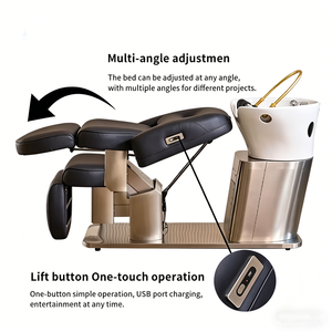 Sillón de Lavado de Cabello para Salón de Belleza, Masaje Tailandés, Spa Capilar, Silla de Champú Eléctrica con Elevación - Product Image 3