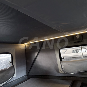 Hard Side Vertical Pop-Up Truck <strong>Canopy</strong> Tent Electric Lift <strong>Roof</strong> with Full Standing Height Aluminum Panel for 4-Season Camping - Product Image 5