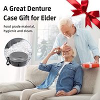 Boîte étanche pour appareils dentaires invisibles, étui pour gouttières orthodontiques, boîte de rangement pour prothèses dentaires, étui en plastique pour appareils dentaires