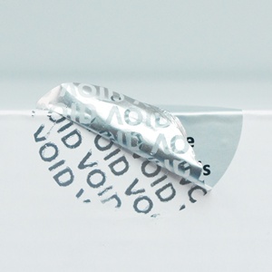 Bạc tùy chỉnh giả mạo rõ ràng VOID an ninh con dấu nhãn chống hàng giả Sticker - Product Image 6