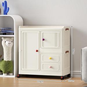 Armario plegable portátil para niños pequeños Almacenamiento conveniente de ropa y pañales - Product Image 3