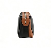 Sacs de maquillage portables, trousse de toilette, trousse de maquillage pour voyage, étanche, grande trousse de voyage en cuir, trousse de maquillage en cuir PU