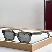 JMM CASABLANCA 51-19 Lunettes de soleil pour hommes et femmes de qualité supérieure, lunettes de soleil de créateur, style punk classique, luxe, en acétate, UV400, avec boîte