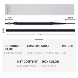 ดินสอเขียนคิ้วสองหัวช่วยป้องกันรอยเปื้อนให้ผลลัพธ์ตามธรรมชาติและสามมิติ - Product Image 4