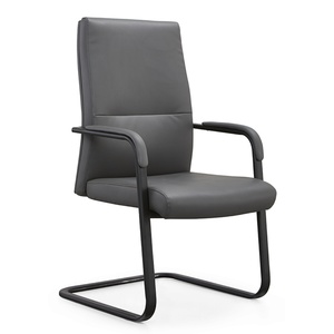 Silla De Oficina Waiting Chairs for Staff Office Furniture Chair Executive <b>Desk</b> Leather Fixed Armrest Meeting Room Office Chair - Product Image 3