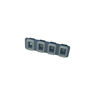 Clavier professionnel en caoutchouc silicone personnalisé avec support acrylique adhésif, certifié ISO9001, faible MOQ accepté