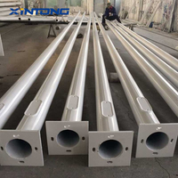 Postes de Luz Galvanizados de Acero Octogonales y Cónicos de 6m, 8m, 10m y 12m, de un Solo Brazo o Doble Brazo, Marca XINTONG