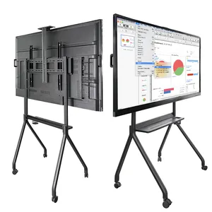 BIAOPAI 65" Led-Smart-Board-Kiosk Pc Lcd Ir-Touchscreen interaktives Whiteboard intelligentes Panel Whiteboard