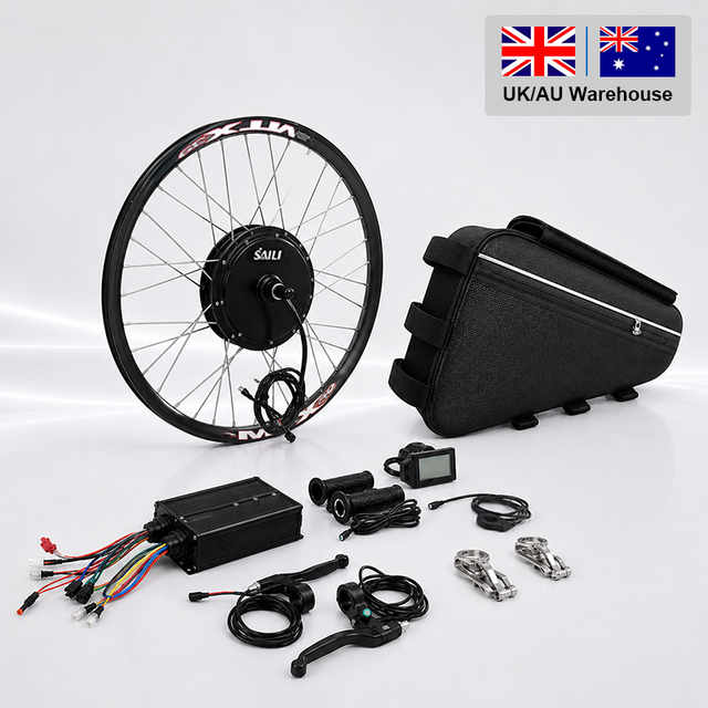 Sailimotor 52v E Bike Conversion Kit for 24 Inch 26 Inch 29 Inch Wheels 48v 2000w Hub Motor Kit with Battery Options