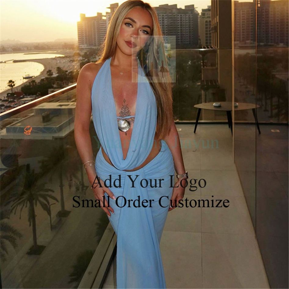 open lace back dress Tropical Green Sheer High Slit Sexy Maxi Party Dress – AMIClubwear main image 1