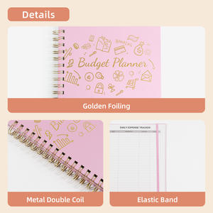 Agenda Planificadora de Presupuesto Mensual con Espiral, Impresión Personalizada 2026 2027 - Product Image 2