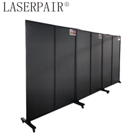 Barrera Protectora de Soldadura Láser de Tamaño Personalizado 1064nm 1080nm 10600nm, Barreras de Seguridad Láser 316-11000nm para Taller Láser