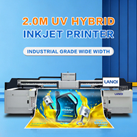 Imprimante hybride à jet d'encre UV haute précision LANQI RM2100MAX pour matériaux publicitaires, matériaux flexibles, imprimante à plat pour rouleaux