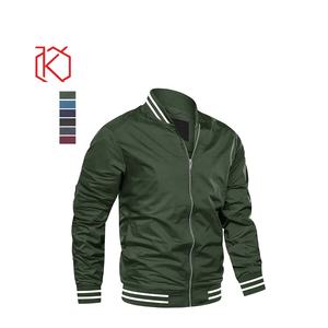 Custom Men's <b>Thin</b> <b>Waterproof</b> Windproof Breathable Winter Varsity <b>Jacket</b> Woolen Stand Collar Satin Baseball Style Quick Dry - Product Image 4