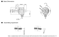 Encodeur rotatif incrémental S38 T3N600 600PPR Équivalent E6B2 CWZ6C DC 5V 30V pour capteur d'automatisation industrielle