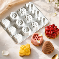 Nouveau moule en silicone 2026 pour gâteau mousse en forme de fleur d'abeille et de nid d'abeille, pour ustensiles de cuisine domestiques