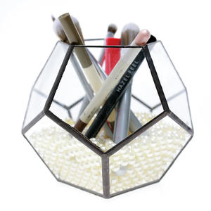 Nuovo arrivo separatori esagonali di vetro creativo torta di biscotti con presentazione di caramelle vaso di decorazione di fiori <span class=keywords><strong>per</strong></span> feste ornamento da tavola di nozze - Product Image 6