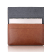 Sac à bandoulière pour ordinateur portable de haute qualité, imperméable, en similicuir, pochette pour tablette, housse pour ordinateur portable personnalisée