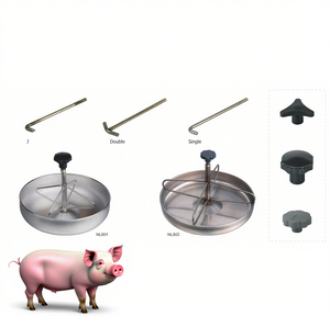 Cheap aço inoxidável Leitão Alimentador <span class=keywords><strong>Bowl</strong></span> para Porcos Calha Porco Alimentando Recipiente com Plástico Groove Rod Pet Food <span class=keywords><strong>Bowl</strong></span> para Venda - Product Image 1