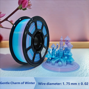 3D <b>Printer</b> PETG Filament 1.75mm Translucent Gradient 1KG for Bambu Lab AMS Universal Beginner friendly - Product Image 1