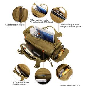 Sac messager tactique 3-en-1 : sac banane de sport, sac de voyage, sac à bandoulière de randonnée, imperméable - Product Image 6