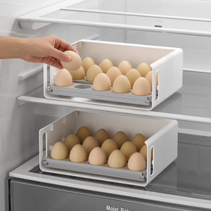 Egg Rack Food Grade Multi Layer Refrigerator Storage Organizer For Kitchen Egg Carton Holder - Product Image 2