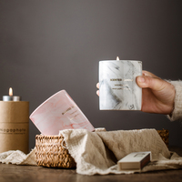 Bougie parfumée à la cire de soja de vente chaude en gros