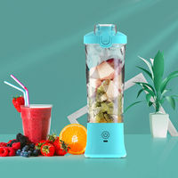 Mélangeur électrique puissant et puissant, 150 W, 600 ML, mélangeur Portable, bouteille de mélangeur de jus, bouteille de secoueur de fruits, tasse de presse-agrumes de glace