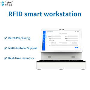 Интеллектуальная рабочая станция UHF RFID с сенсорным экраном и встроенным считывателем-записывателем для управления активами и отслеживания запасов - Product Image 1