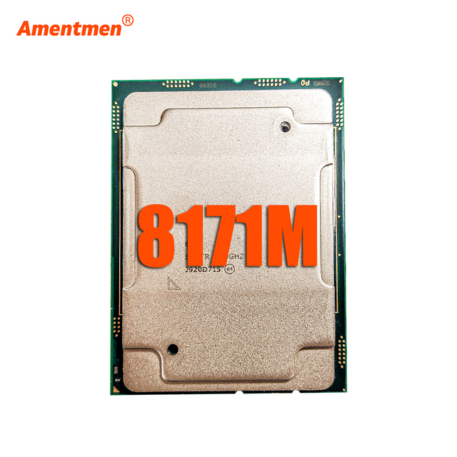 For Xeon Platinum 8171M CPU 26 Cores 52 Threads 2.6GHz LGA3647 for C621 Server Motherboard 8171M Processor