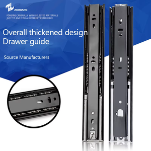 45 Width Full <strong>Extension</strong> Correderas Telescopicas Steel Drawer <strong>Slides</strong> Soft Closing Modern Design for Kitchen &amp; Hotel Furniture - Product Image 3