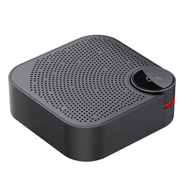 MS12 Bluetooth 5.1 Speakerphone Conference with Mics for Home Office 360 degrees Voice Pickup Bluetooth Conference Speaker