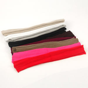 FF3174 femmes tricot chauffe-poignets gants chauds mitaines avec trou pour le pouce hiver manchettes chaussettes longs tricotés gants sans doigts - Product Image 6