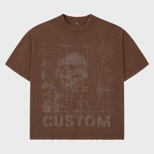 Custom <b>Flame</b> Pegasus Graphic T-<b>shirt</b> Vintage Washed 100% Cotton Oversized Heavyweight Streetwear Print Tee Men T <b>Shirt</b> - Product Image 1