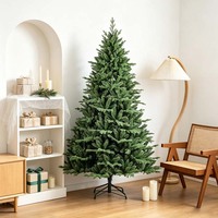 Sapin de Noël artificiel en PE de qualité supérieure avec base en métal robuste pour l'intérieur