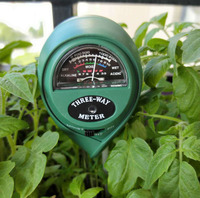 Medidor de PH industrial portátil, medidor de humedad del suelo, compensación automática de temperatura, material plástico, personalizable, OEM