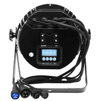 Projecteur LED Par Zoom DMX512 18ledsx10W RGBW 4en1 Extérieur IP65 pour Hôtels Soirée Bar Spectacle Scénique