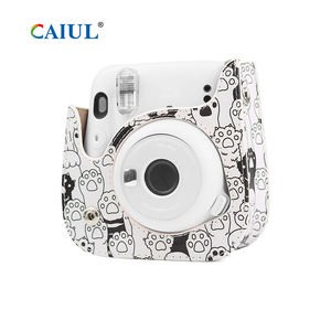 Bolsa de hombro para cámara de PU estilo Patas de mascotas para <span class=keywords><strong>Fujifilm</strong></span> Instax Mini 11/<span class=keywords><strong>9</strong></span>/12 Estuche rígido suave Cámara instantánea - Product Image 4