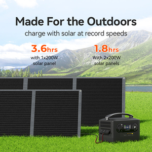 Générateur solaire, batterie à charge rapide, station d'alimentation portable 700W pour l'extérieur, station d'alimentation 700W - Product Image 6