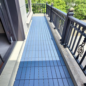 Garden Style Wood Look Floor Tiles for Outdoor Decoration DIY Project Lightweight and Sturdy - Product Image 5
