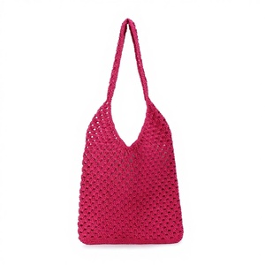 Bolso de Mujer de Algodón Trenzado con Asa Única Abierta para Uso Diario y Ocio Tanjing - Product Image 1