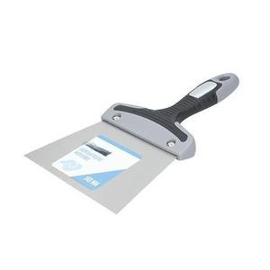 Spatola - spatola da 140 mm con manico gommato, ideale per una presa comoda e sicura durante lavori di pittura e riparazione. - Product Image 1