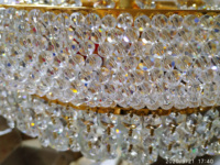 Lustre décoratif de luxe pour intérieur, finition chromée, pour hall, villa, hôtel
