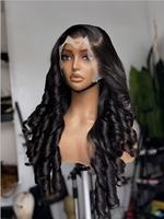 Perruque Body Wave Boundy, Cheveux Naturels Ondulés, Dentelle Frontale HD 13x6, Transparente HD 13x4, Prix de Gros